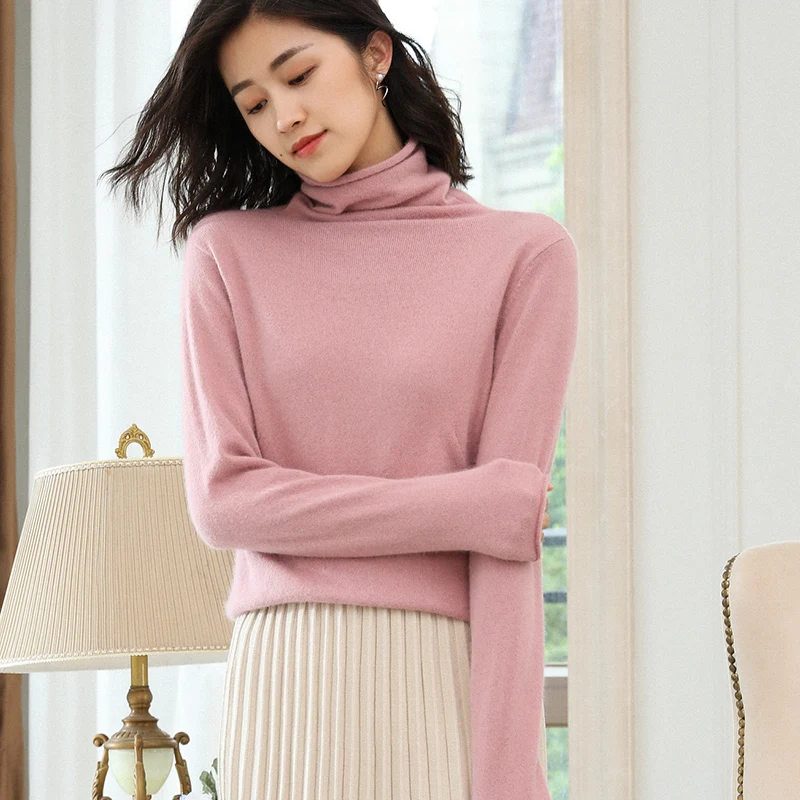 New 100% Cashmere Sweater Ladies Jumpers Free Neck 5Colors Soft Pullovers for Woman Clothes Shipping | Женская одежда