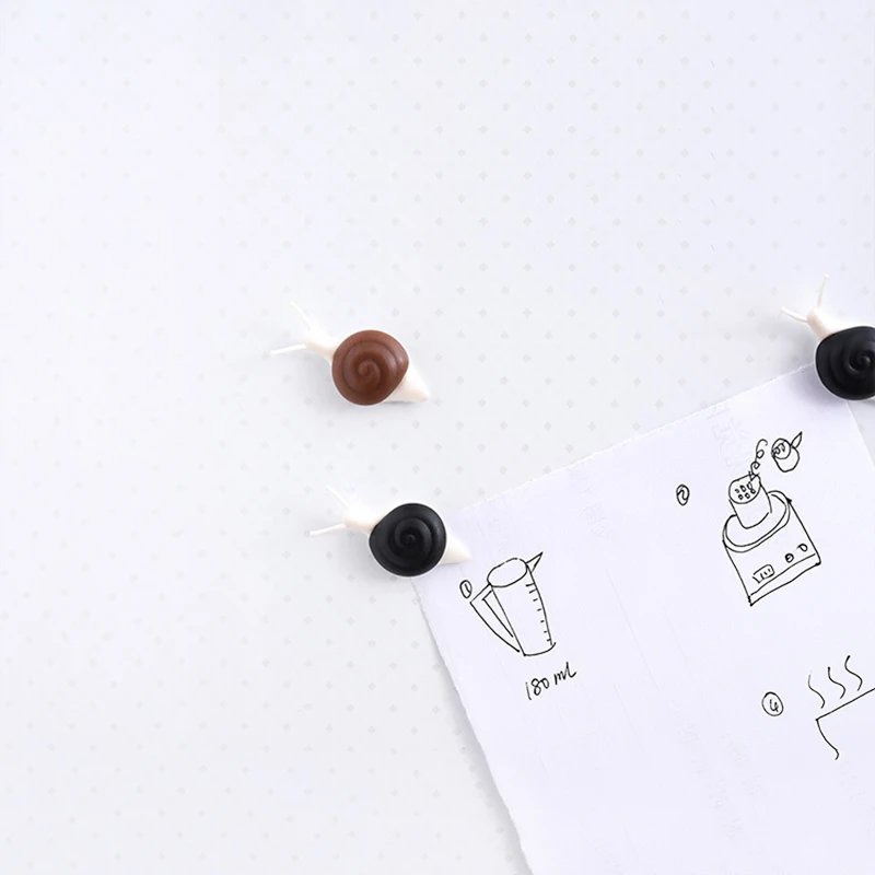 Новинка 5 шт. Улитка стерео Стиль 3D холодильник магнитная доска объявлений