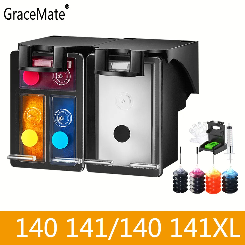 Многоразовый картридж для принтера HP 140 141 C4583 C4283 C4483 C5283 D5363 Deskjet D4263 D4363 C4480|ink