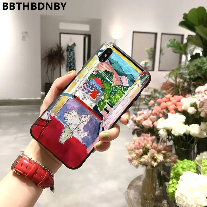 

Henri Matisse Open Window Collioure Phone Case for iPhone 11 12 mini pro XS MAX 8 7 6 6S Plus X 5S SE 2020 XR