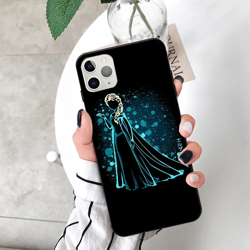 Милый мультфильм дисни Белоснежка Русалка Принцесса чехол для iPhone XS чехол для Max XR 11 Pro Max X 6S 7 8 Plus чехол эльфы