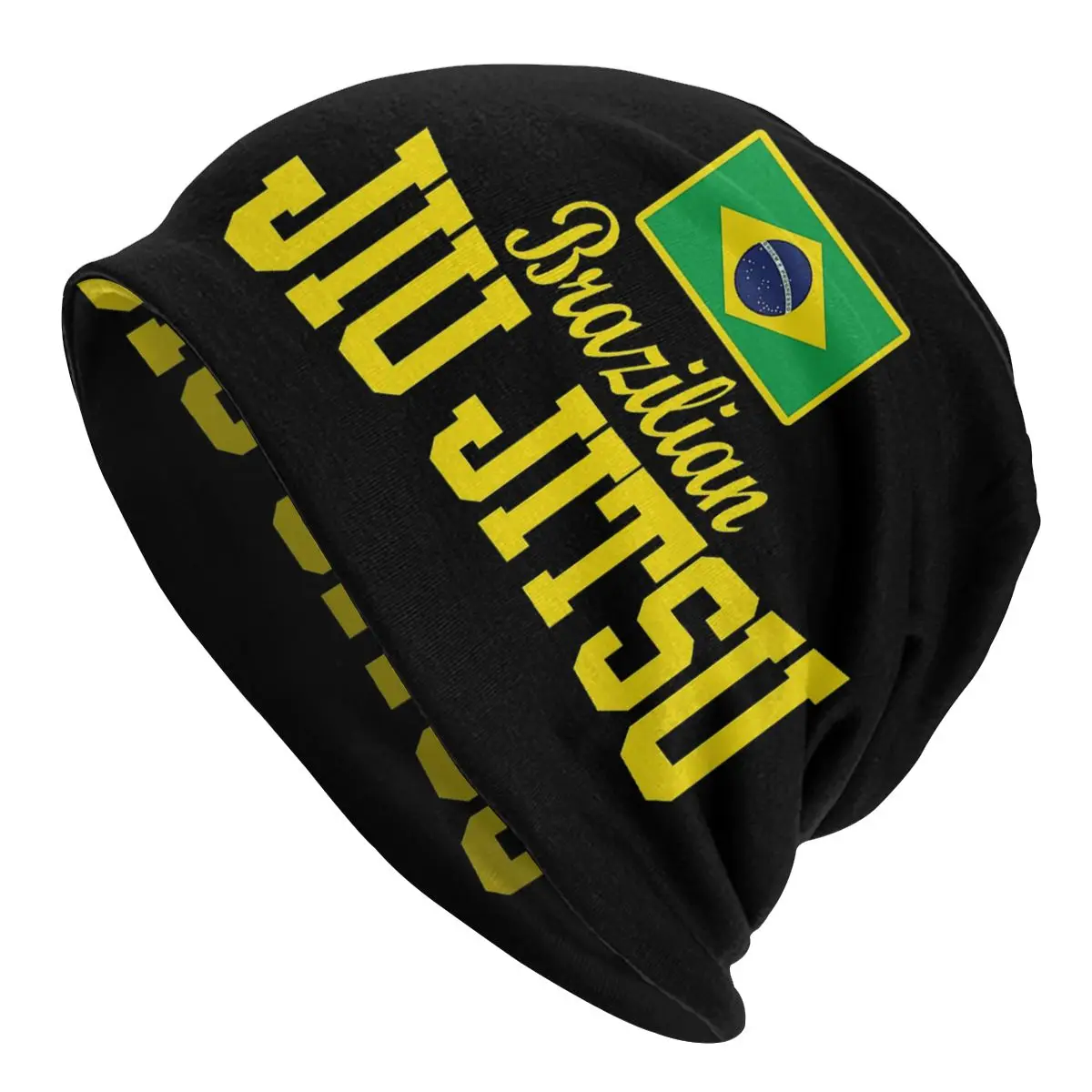 

Flag Text BJJ - MMA Brazilian Jiu Jitsu Caps Cool Outdoor Skullies Beanies Hats Unisex Spring Warm Dual-use Bonnet Knit Hat