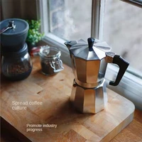 aluminum moka pot ltalian espresso pot espresso household coffee machine hand brewing device hand coffee