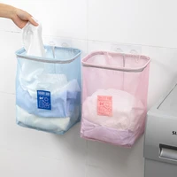 1pcs wall mounted dirty laundry basket collapsible storage basket home use toy organizer bathroom room clothing sorting tool