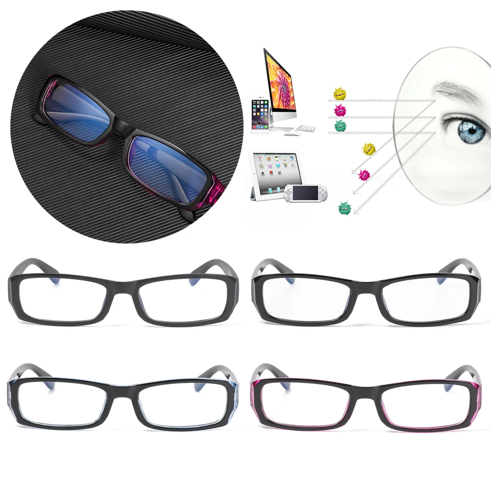 Винтажные женские и мужские Оптические очки компьютерные полимерные линзы