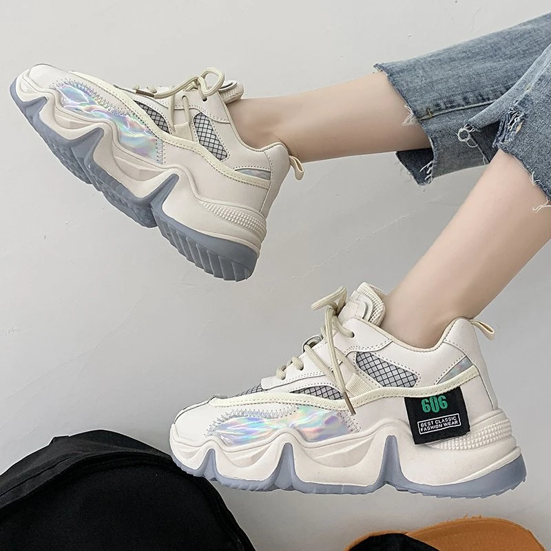 

2020 Autumn Fashion Sneakers For Women Brand Platform Casual Shoes Tenis Female Vulcanized Shoes Chunky Sneaker Woman Big Size