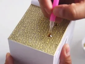 Ручная работа diy шкатулка kt cat красивая коробка для хранения кристалл алмаз мультфильм 5D DIY Алмазная Живопись Вышивка крестом