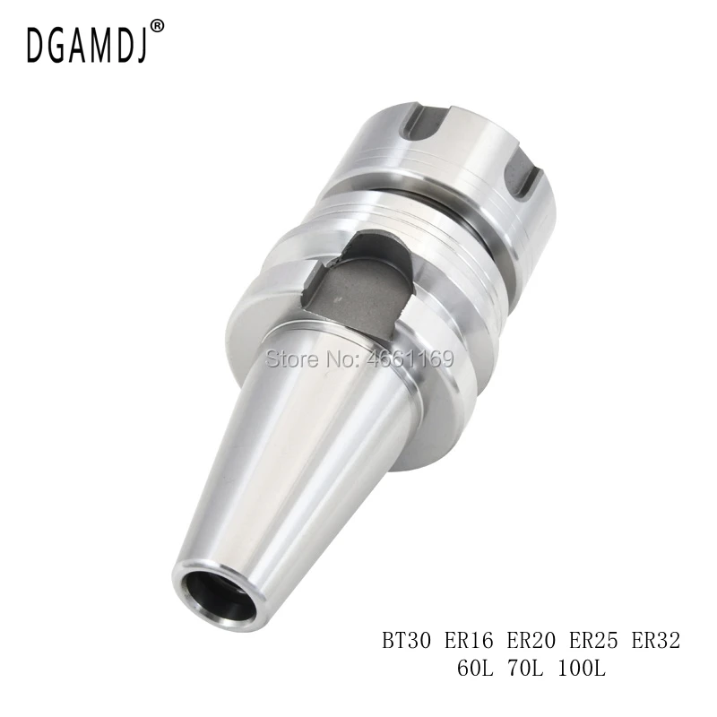 

CNC tool BT30 ER11 ER16 ER20 ER25 ER32 60L 70L 100L High precision Chuck tool lathe milling Tool holder