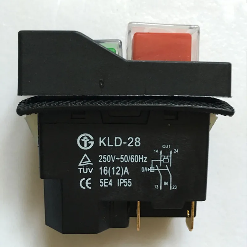 Электромагнитный переключатель KJD17 4 Pin 5 pin AC250V 16A KLD-28 водонепроницаемый Магнитная