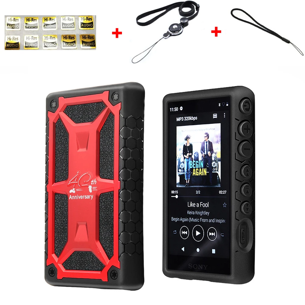 anti skid anti knock shockproof armor full protective skin case cover for sony walkman nw a100 a105 a105hn a106 a106hn a100tps free global shipping