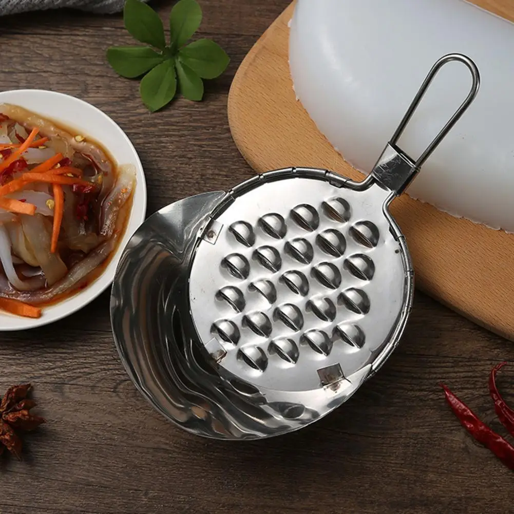 

Great Bean Jelly Scraper Food Scraping Supplies Stainless Steel Cold Noodle Scraper Sturdy Construction for Household