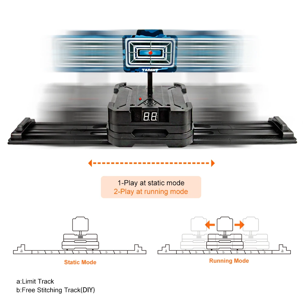 Новая беговая мишень подвижная регулируемая сделай сам для стрельбы