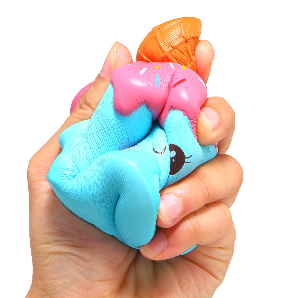 Kawaii милый кот Мороженое Мягкий ароматизированный мягкий Единорог молоко jumbo медленно поднимающийся мягкий подарок игрушки