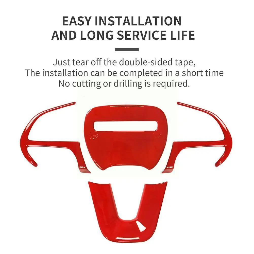 

Отделка крышки рулевого колеса для 2015-2020 Challenger Cherokee зарядное устройство Grand для Durango SRT8 W6M2