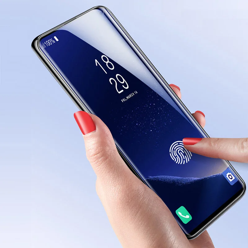 Стеклянная Защитная пленка для samsung Galaxy S9 S8 Plus S7 Edge S10 S10e Note 9 8 10 Передняя