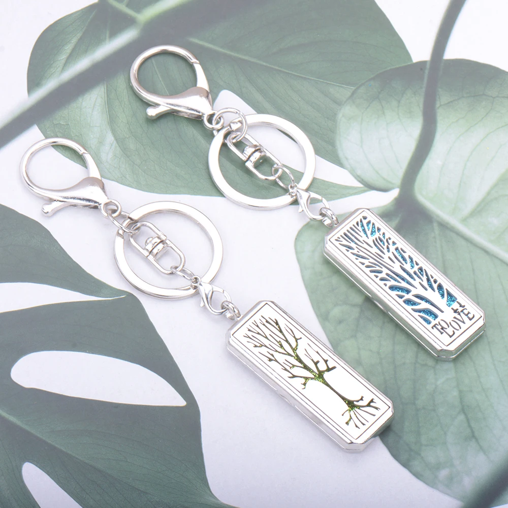 Магнитный прямоугольный дерево с распылением ароматерапевтического эфирного