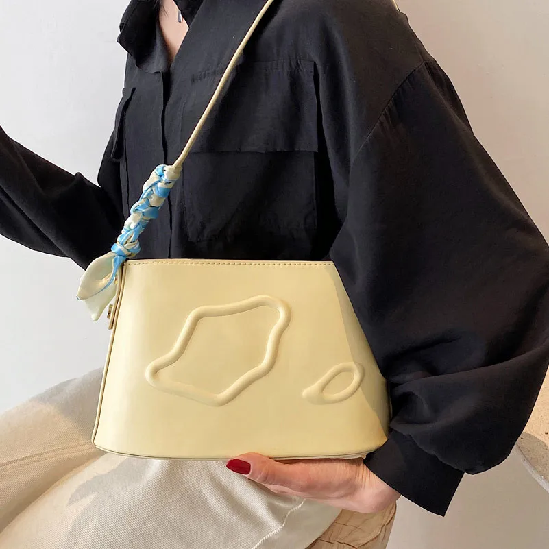 

High-quality Small Crowd Bag Female2021summer New Trendy Fashion Underarm Bag High-quality Western Style Shoulder Bag Bucket Bag