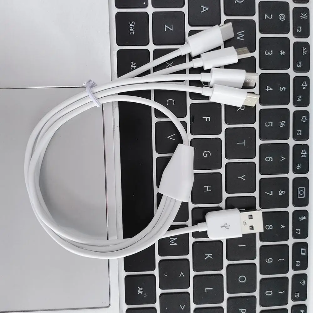 5 шт./лот 50 см usb к 4 тип-c зарядный кабель в 1 Тип c питания | Электроника
