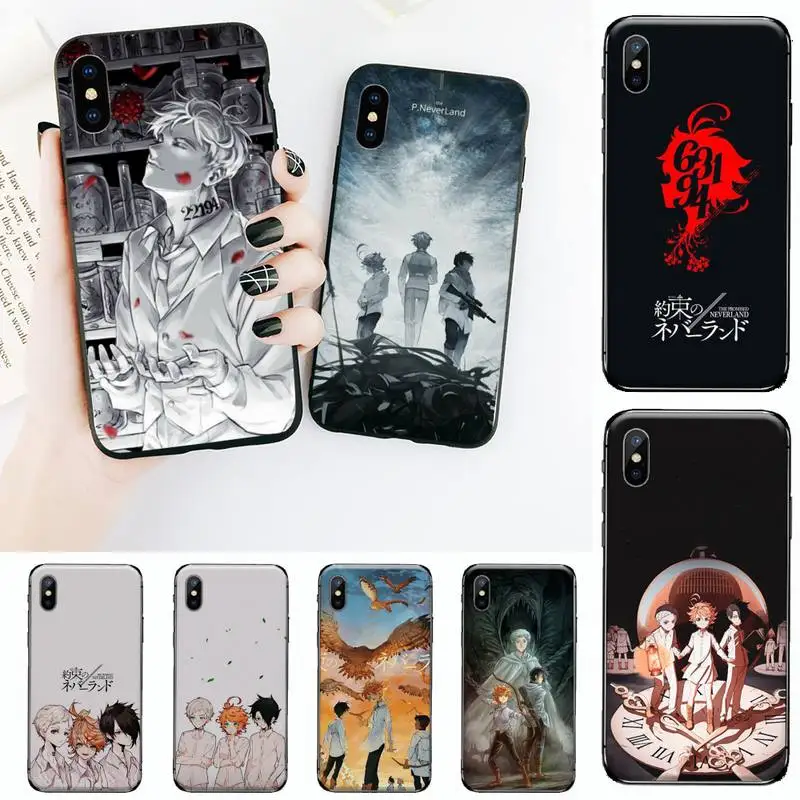 

Anime The Promised Neverland Phone Case for iPhone 11 12 mini pro XS MAX 8 7 6 6S Plus X 5S SE 2020 XR