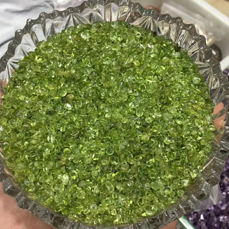 

Натуральный камень, минеральный образец, зеленый цвет, кварц, оливин, гравий, кристаллы и камни лечебные, Исцеляющие кристаллы, домашний дек...
