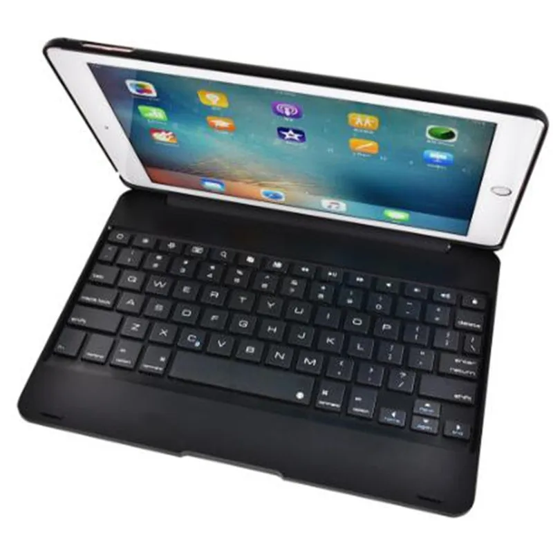 Bluetooth клавиатура для iPad Pro 9 7 air 2 Чехол беспроводной ABS Флип складной Замена Роза |