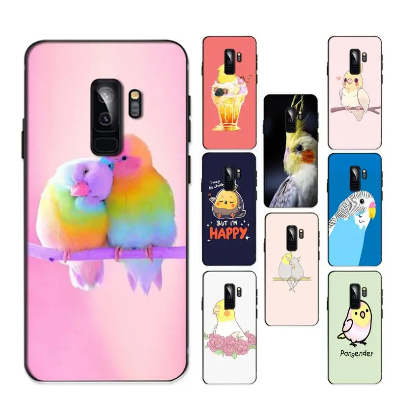 

Cute animal Chubby Cockatiel Phone Case For Samsung Galaxy S 20lite S21 S21ULTRA s20 s20plus for samsung S 21plus 20UlTRA capa
