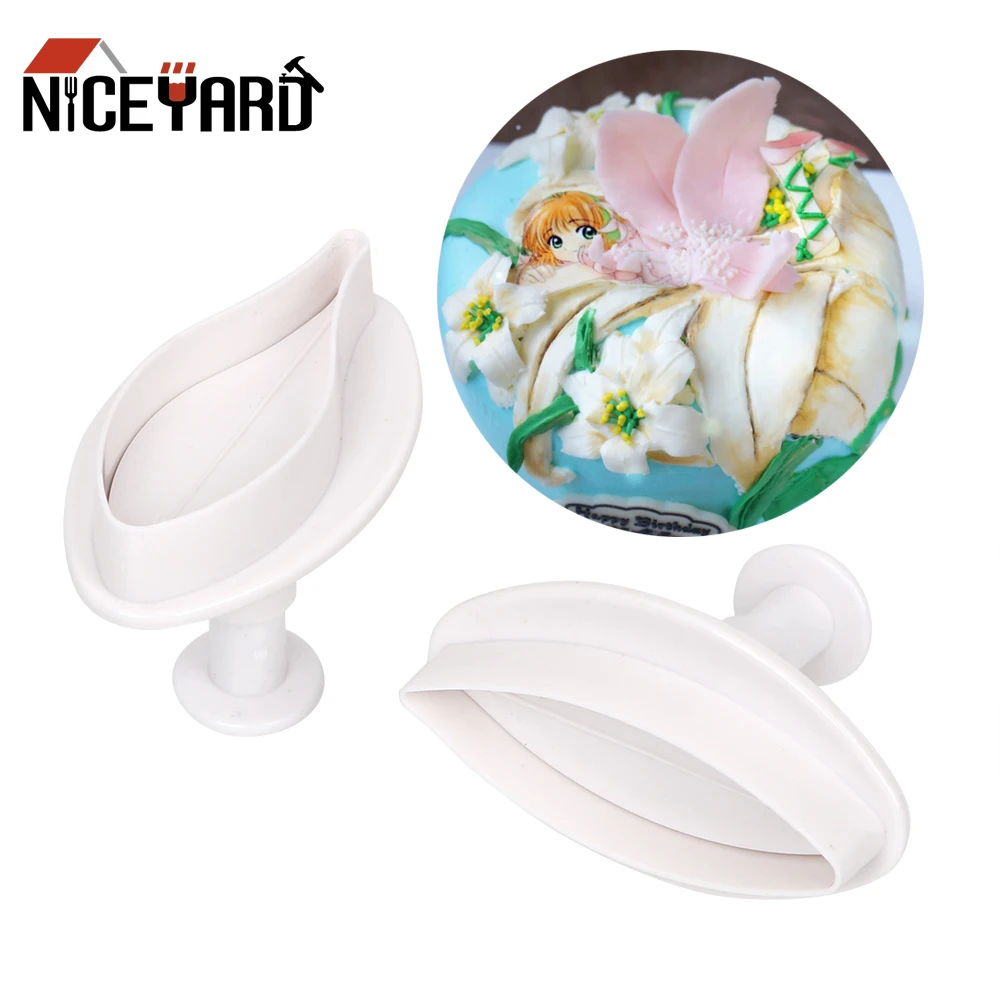 Форма сделай сам для торта 2 шт./компл. форма лепестков лилии печенья пластиковый