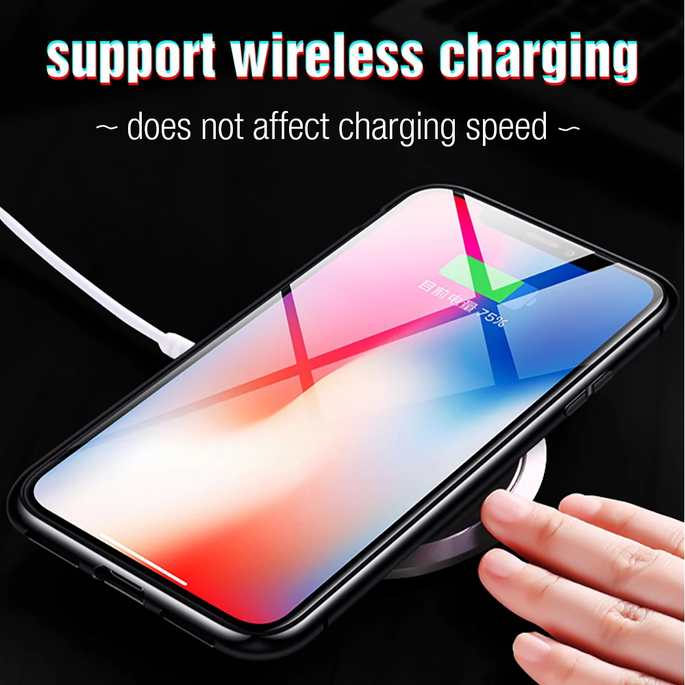Magnetic adsorption i phone 11Pro case on for iPhone11 Pro Max X XS XR cover iphone11 10 r 11promax aifon conque bumper magnet |