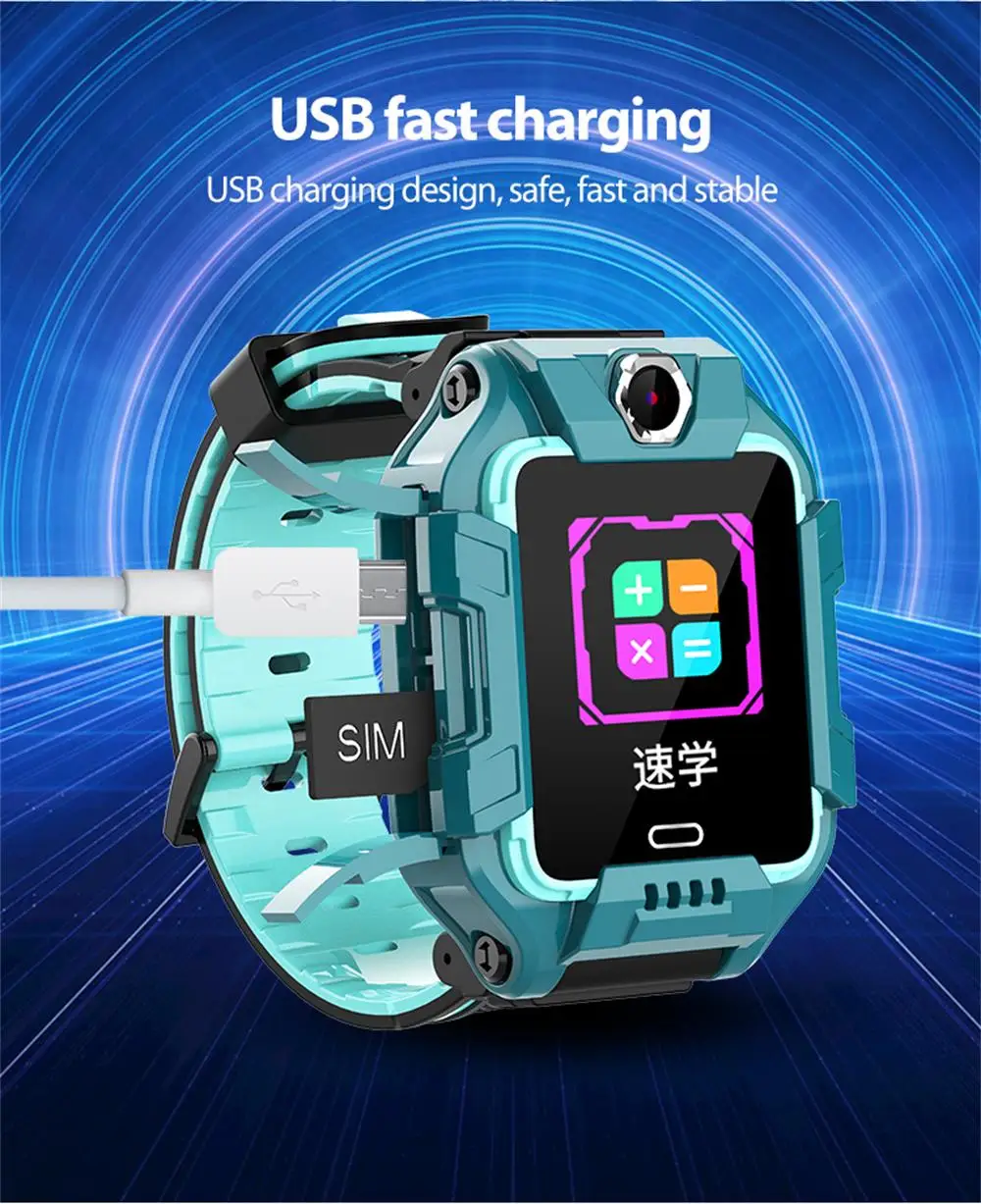 696 Детские 4G LTE умные часы gps+ WiFi+ LBS расположение SIM Двойная камера вращение на 360 градусов умные часы телефон часы ремешок