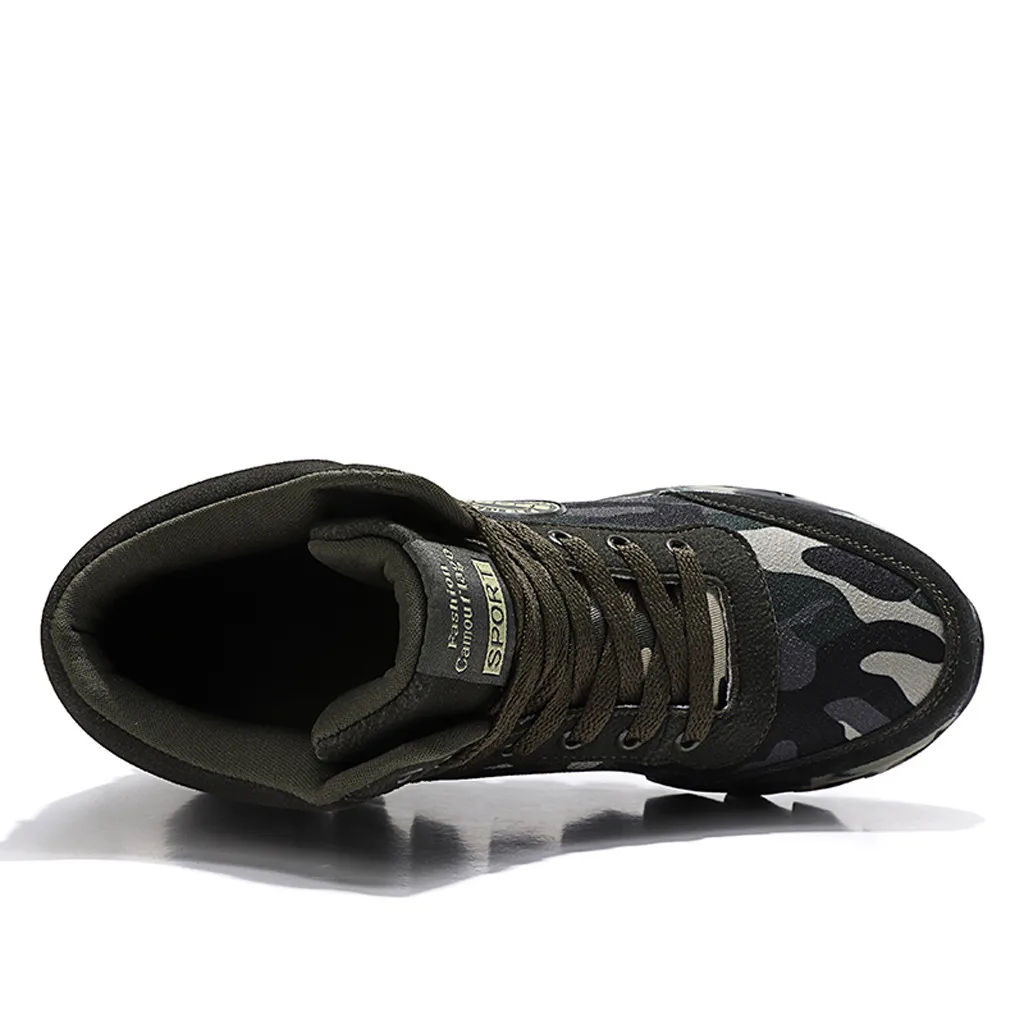 Нескользящие женские кроссовки на платформе спортивная обувь для ходьбы и бега