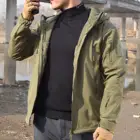 Куртка мужская, M-3XL, водонепроницаемая, с капюшоном
