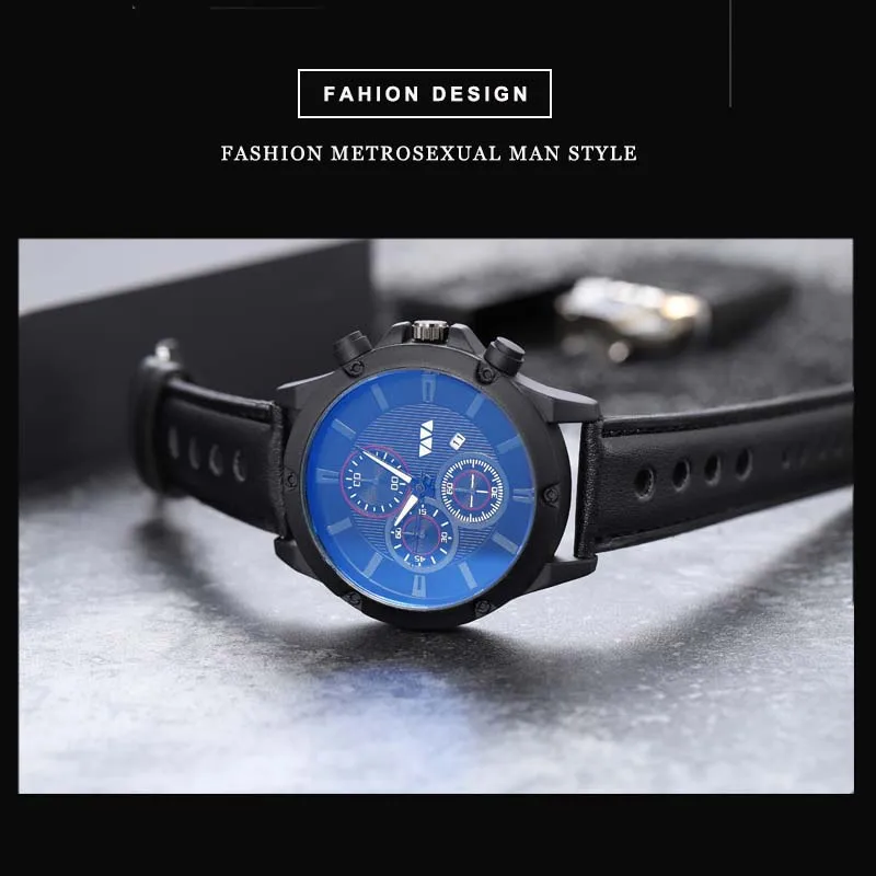 Новинка 2020 мужские спортивные часы Роскошные Кварцевые ведущей марки