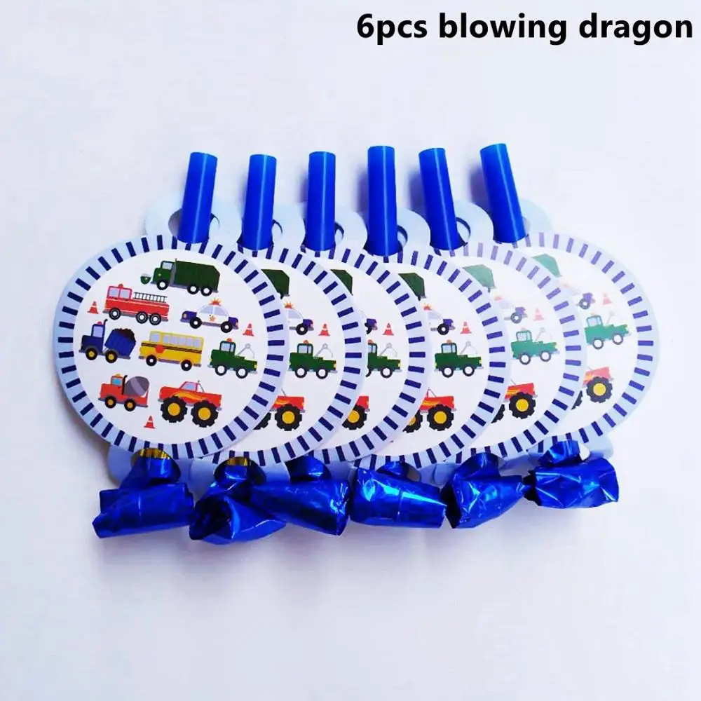 Blowing Dragon Taoup 10 шт. 12 дюймов воздушные шары для грузовиков конфетти с днем рождения детей шары для автомобиля круглые шары аксессуары воздушный шар Декор DIY - Цвет: Blowing Dragon