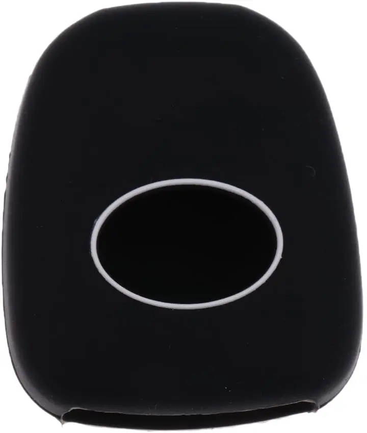 

3 Buttons Auto Key Silicone Cover Protector Fit For Toyota -Black 2 Pcs