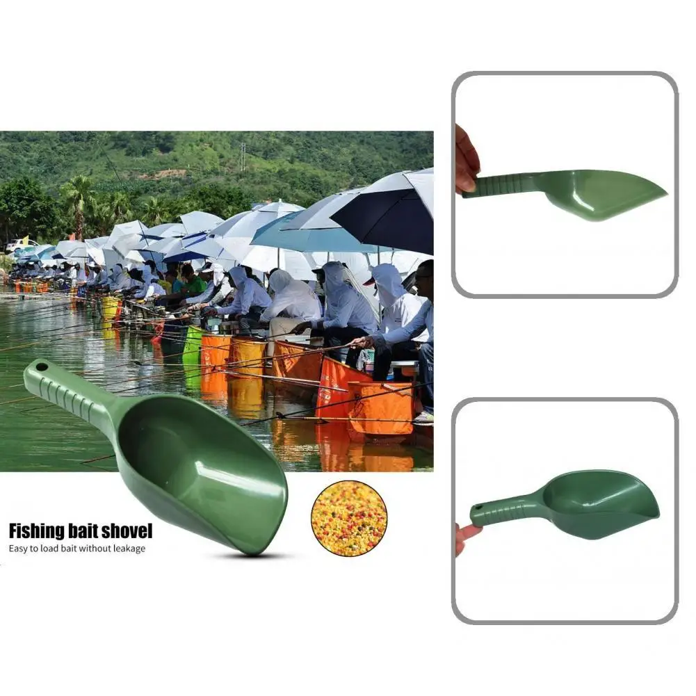 

Ergonomic Design Convenient Strong Construction Bait Scoop for Pond