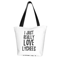 lychee shopping bag school student handbag bulk retro cloth bags