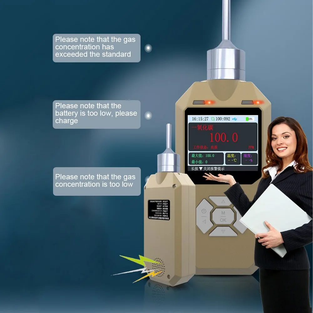 Газовый Детектор O3 датчик озона точность 0 01 ppm насос всасывание звукосветильник
