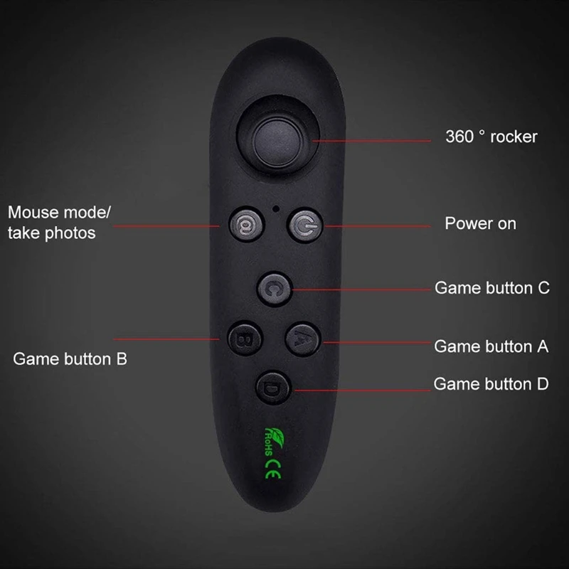 Беспроводной Bluetooth геймпад игровой контроллер Shinecon для Android очков 3D|Геймпады| |