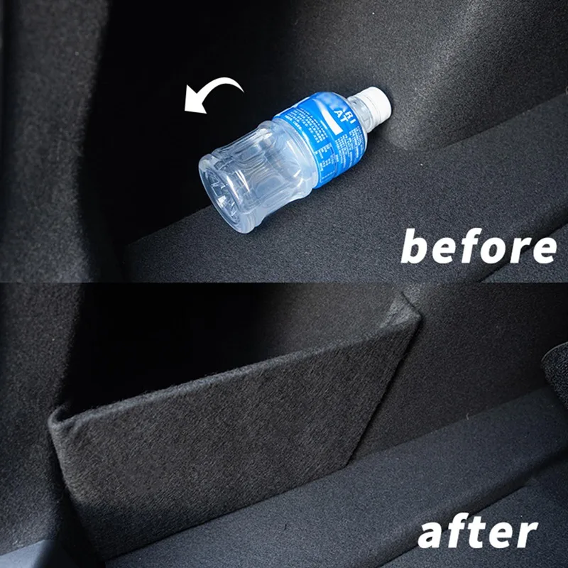 

1PC Black Car Tail Box Storage Baffle For Tesla Model 3 2021 Boot Baffle Accessories Side Baffle Board Size 395*147mm