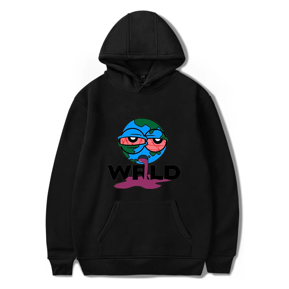 Толстовка с капюшоном принтом Rapper juice wrld мужская и женская толстовка из 65% хлопка