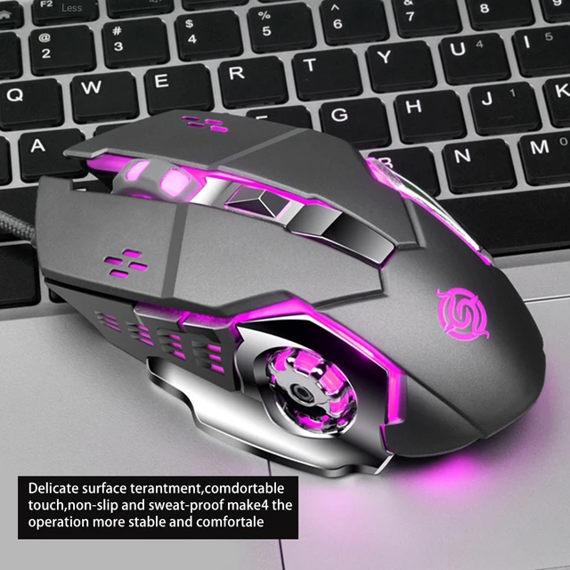 Hot Selling Viper Competition Q5 Gaming Mouse USB Wired CF Survival Chicken Pressure Gun Custom 6