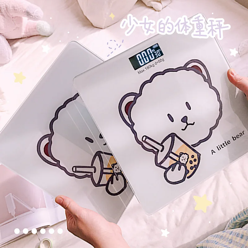 

Electronic Cute Weight Scale Machine Body Human Weight Scale Digital Personal Balanca Digital Corpo Bathroom Supplies DE50TZ