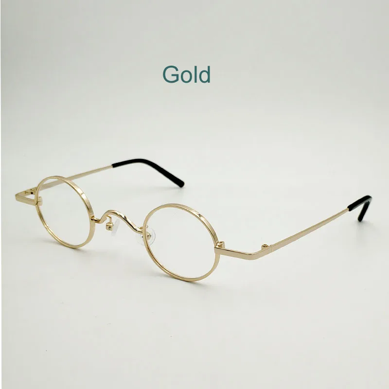 Круглые очки для взрослых, очень маленький размер линз, золотистые, черные размер 36 мм, мужские и женские очки для чтения при близорукости по... от AliExpress RU&CIS NEW