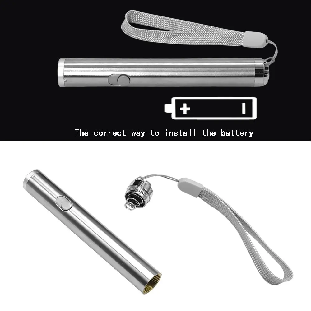 2 in 1 Multi Function Funny Cat Chaser Toys Mini Flashlight Laser LED Pen Light Pointers Pet | Спорт и развлечения