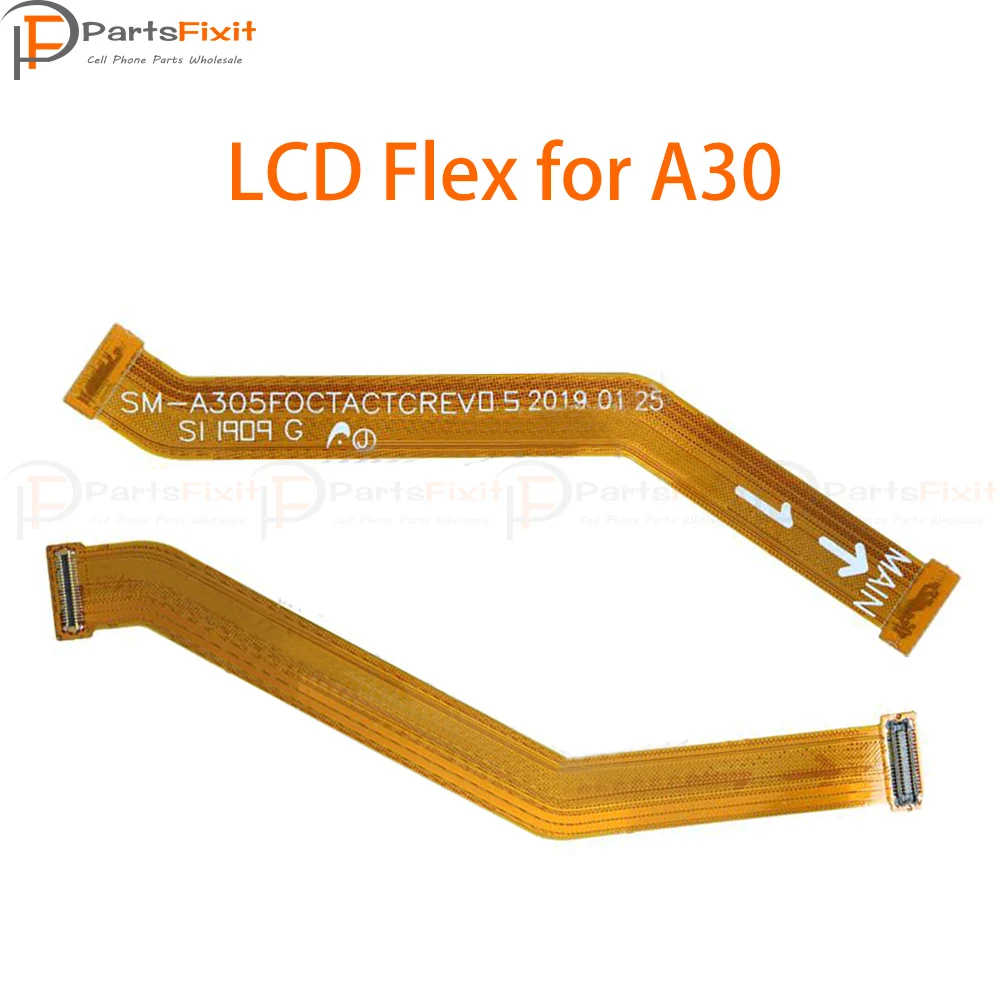 Материнская плата Flex кабель + ЖК дисплей гибкий для Sam A30 материнская разъем