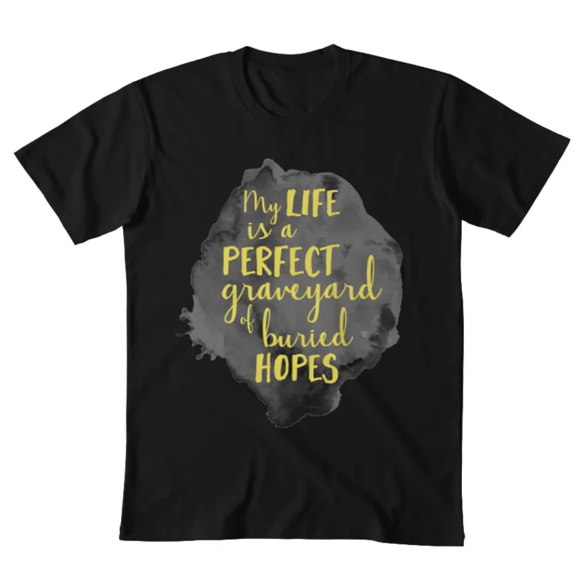 Футболка My Life is a Perfect Graveyard of bureed Hopes anne green gables shirley avonlea Канада|Мужские футболки| |