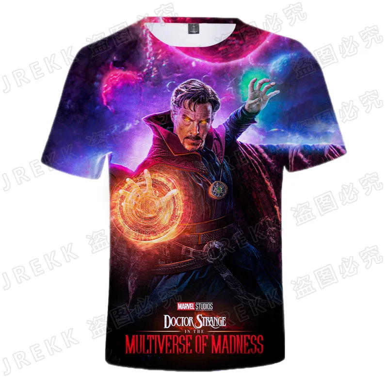 2021 летняя одежда с героями комиксов Марвел Doctor Strange 3D футболка для мужчин женщин