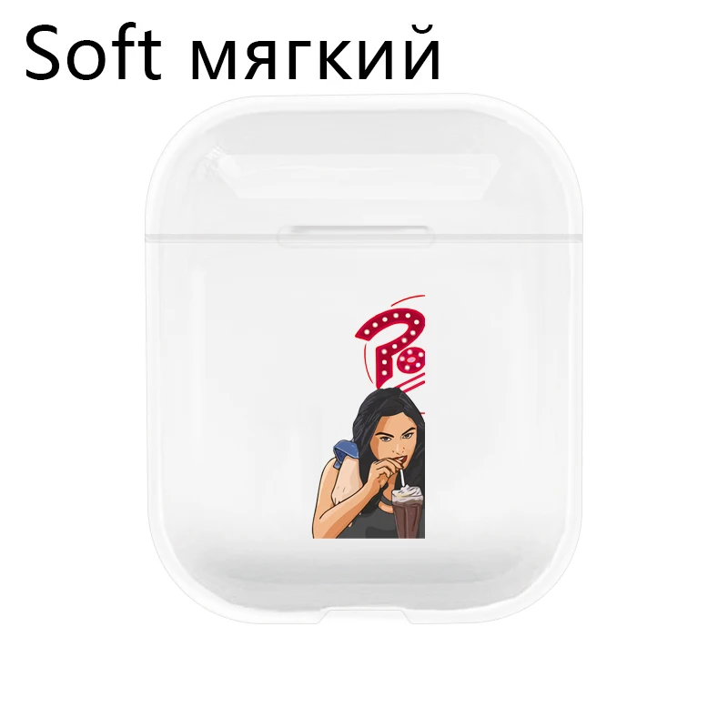 I200283 soft Мультяшный Американский ТВ ривердейл чехол для наушников Защитный чехол для Airpods прозрачный мягкий чехол для Apple Airpods зарядка сумки - Цвет: I200283 soft