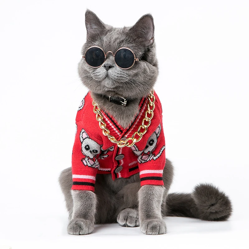 

Clothes For Dogs That Winter Pet Cats Christmas Sweater Puppy Knit Chihuahua French Bulldog Toy Terrier Spitz Dachshund Small