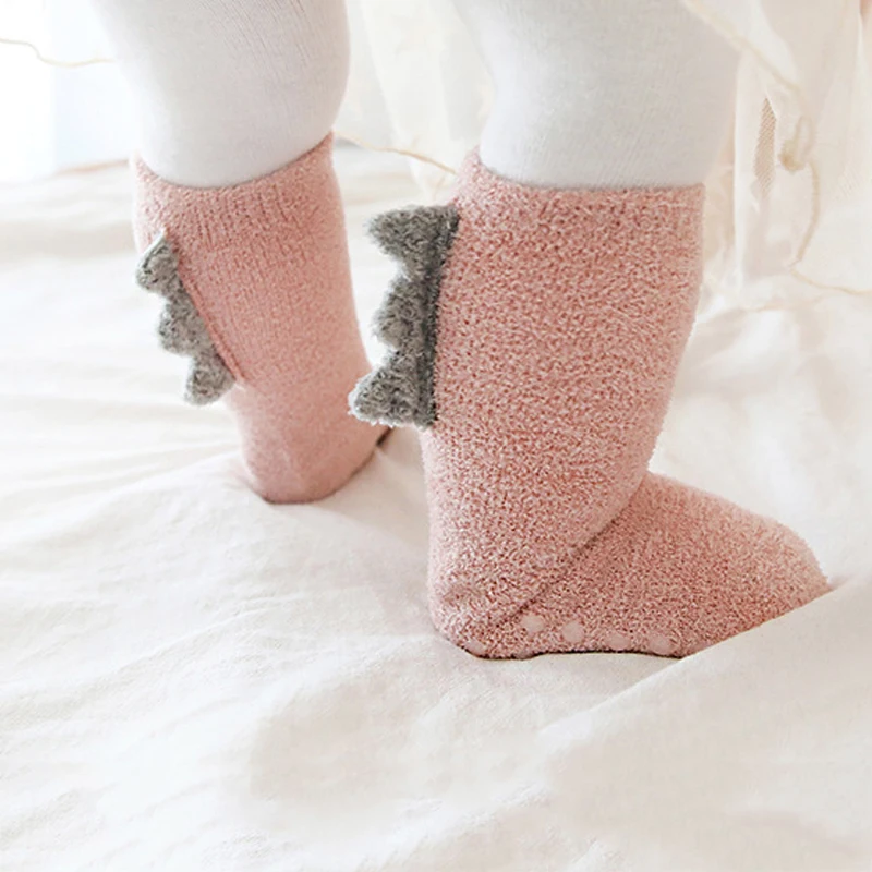 

0-5Y Baby Girls Boys Socks Newborn Toddler Solid Print Sole Soft Floor Sock Infant Anti-slip S Dropshipping 2020 New